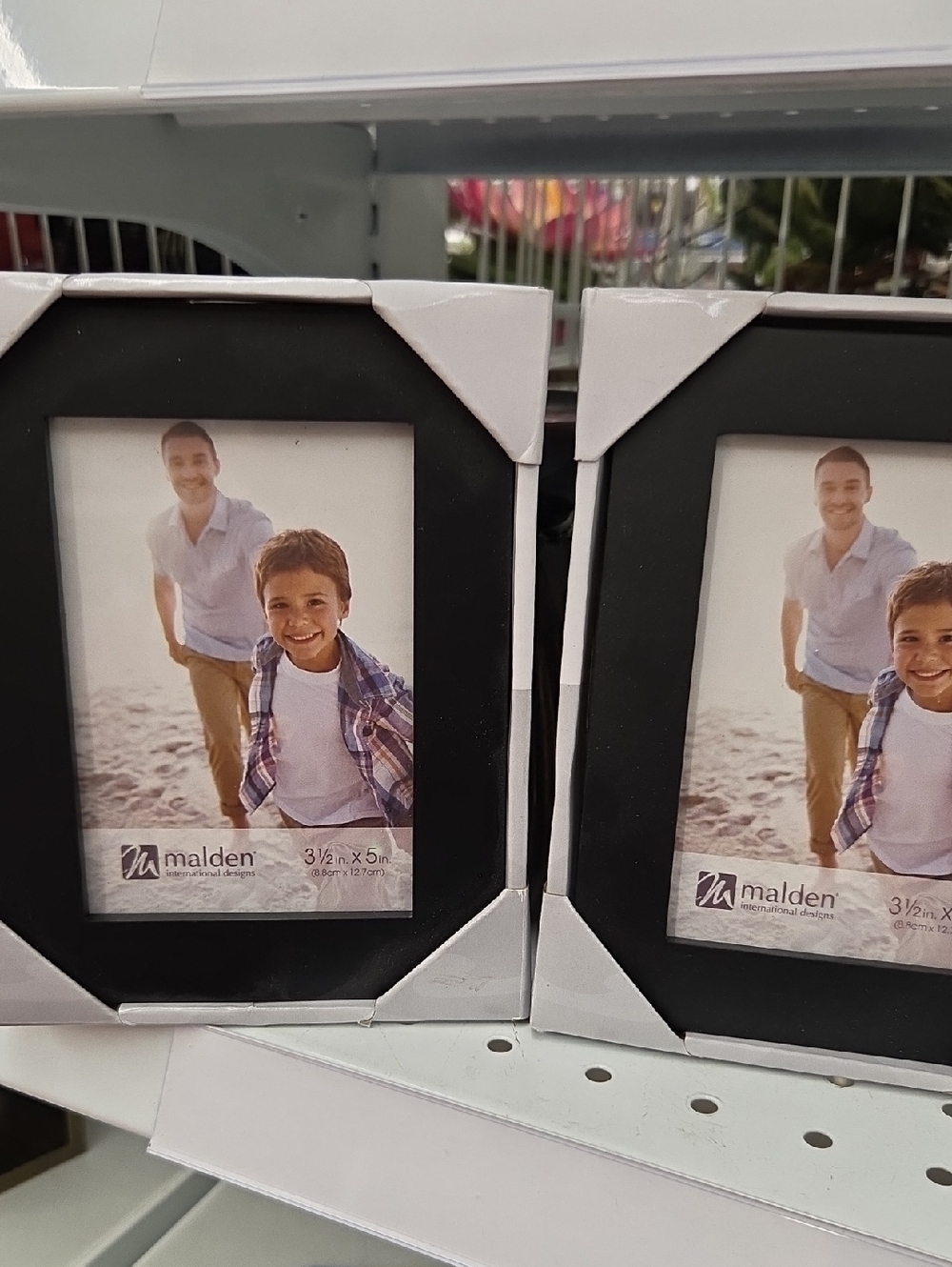 Malden Black Photo Frame - Classic Home Accent Set Of 2 New 3 1/2 × 5" Black